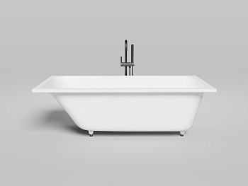 Ванна из литьевго мрамора Salini ORLANDA 102116G 170х80 встраиваемая прямоугольная с ножками